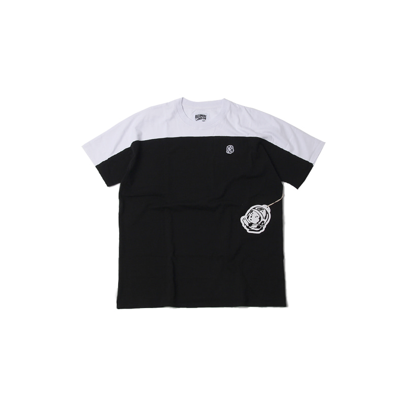 BB SPACE S/S KNIT TEE (BLACK/WHITE)