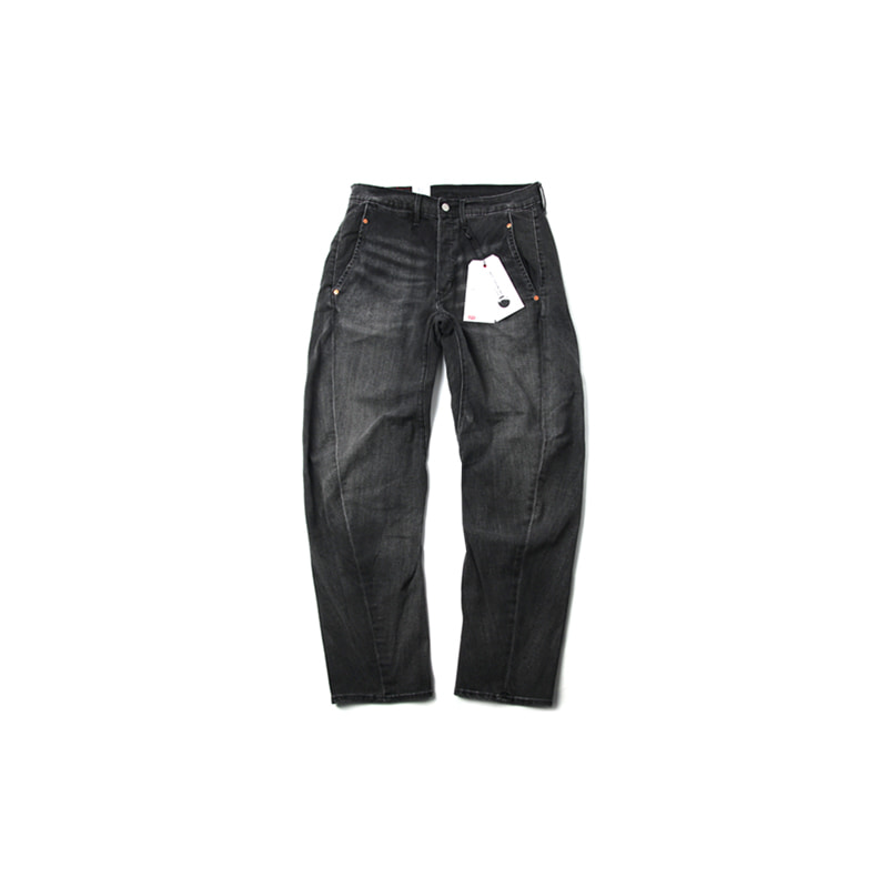 ENGINEERED JEANS 570 BAGGY TAPER STRETCH (BLACK)