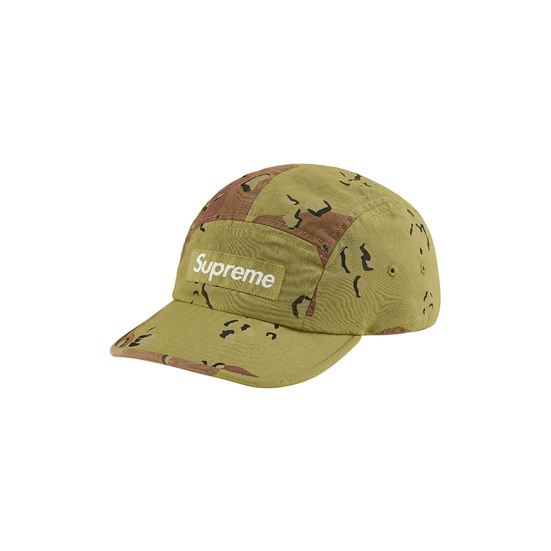 OVERDYED CAMO CAMP CAP (GREEN)