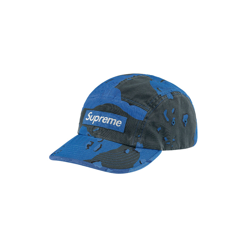 OVERDYED CAMO CAMP CAP (BLUE)