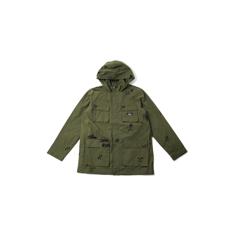 GROVER TROW CHORE JACKET (OLIVE)