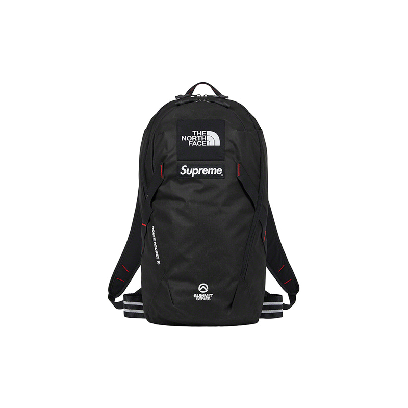 SUPREME X THE NORTH FACE SUMMIT SERIES OUTER TAPE SEAM ROUTE ROCKET BACKPACK (BLACK)