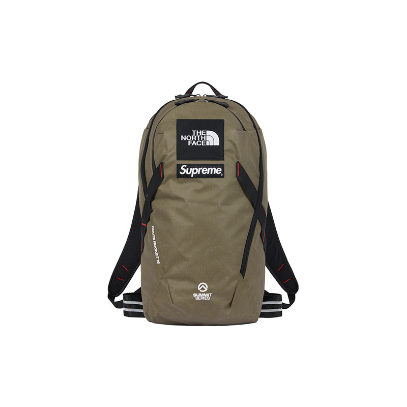 SUPREME X THE NORTH FACE SUMMIT SERIES OUTER TAPE SEAM ROUTE ROCKET BACKPACK (OLIVE)