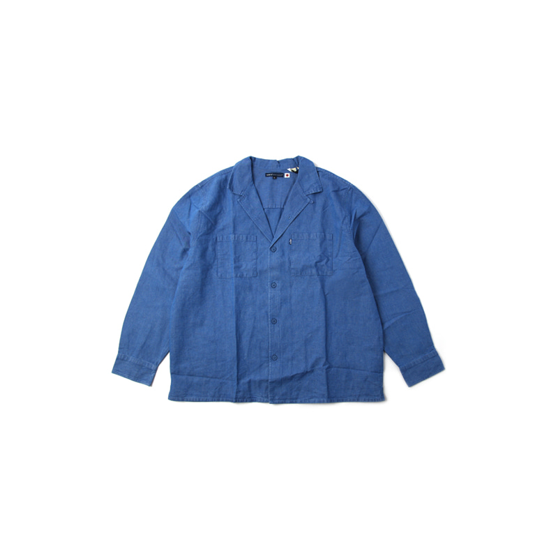 MADE &amp; CRAFTED LS2 PKT CAMP SHIRTS (BLUE)