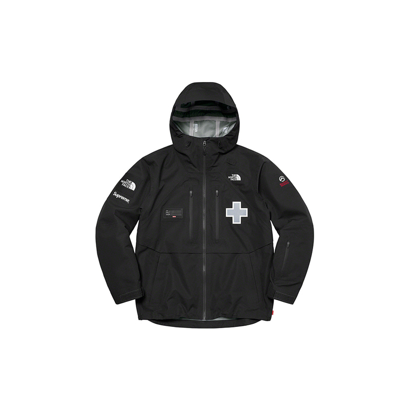 SUPREME X THE NORTH FACE SUMMIT SERIES RESCUE MOUNTAIN PRO JACKET (BLACK)