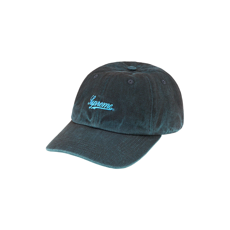 WASHED TWILL 6 PANEL (BLUE)