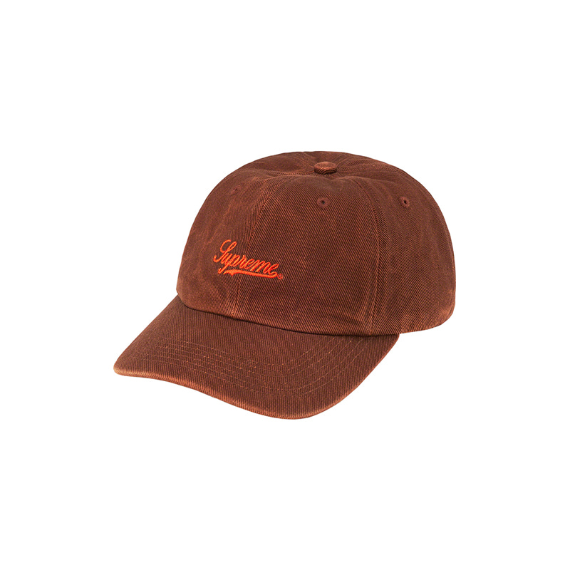 WASHED TWILL 6 PANEL (BROWN)