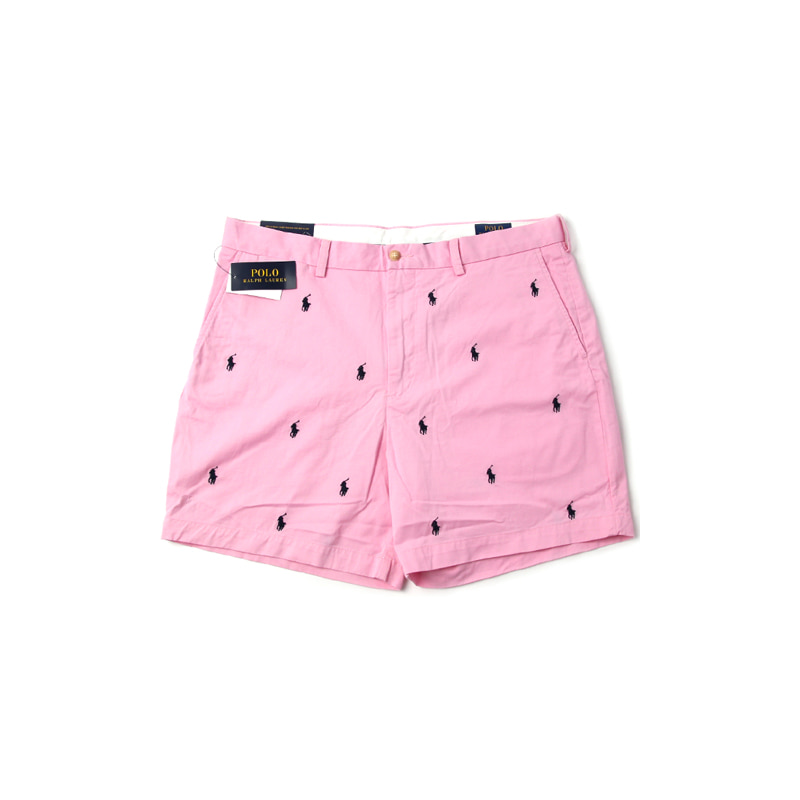 CLASSIC FIT 6&quot; ALL OVER PONY SHORTS (PINK)