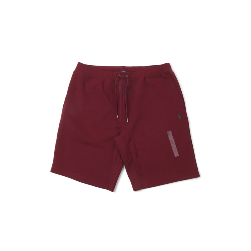 DOUBLE KNIT FLEECE SHORTS (RED)