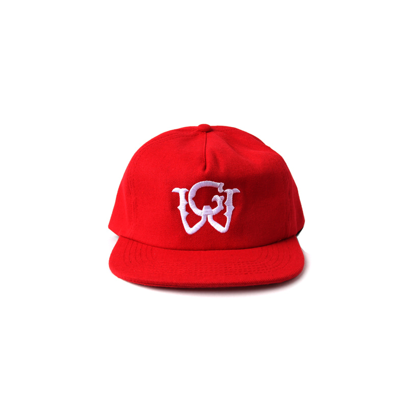 UNIVERSITY 5 PANEL HAT (RED)