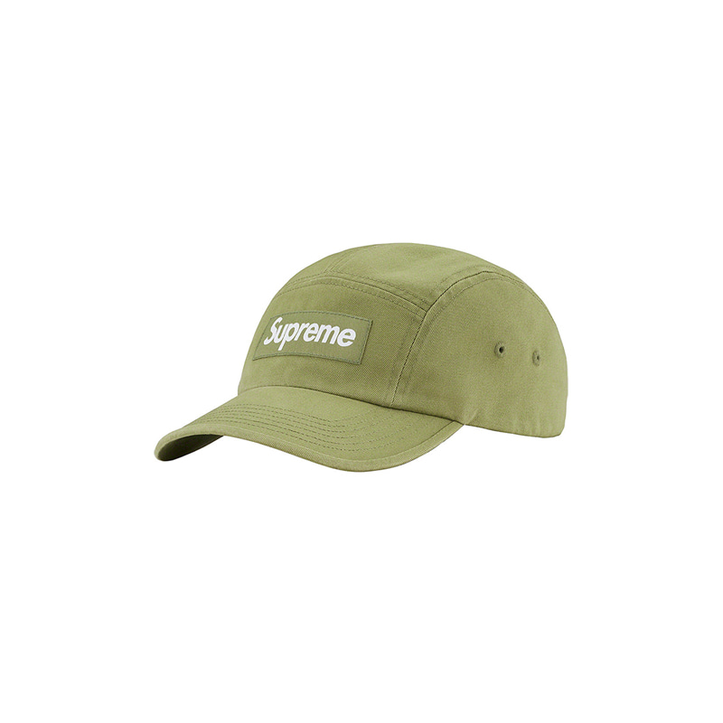 WASHED CHINO TWILL CAMP CAP (OLIVE)