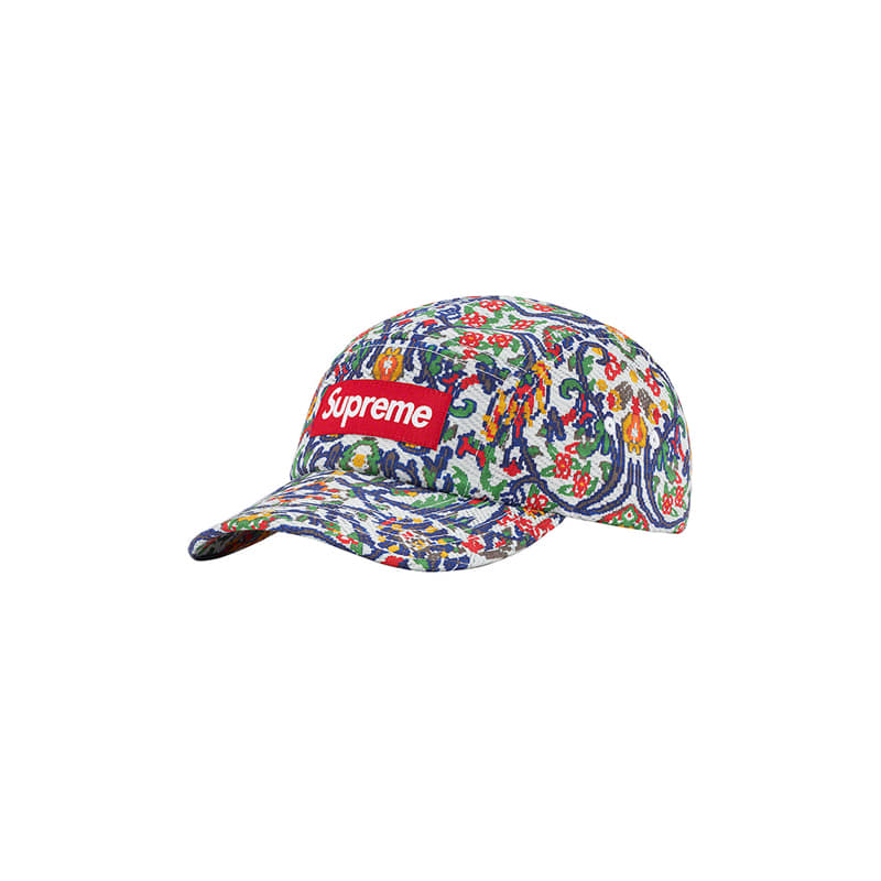 WASHED CHINO TWILL CAMP CAP (TAPESTRY)