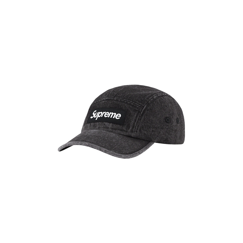 DENIM CAMP CAP (BLACK)
