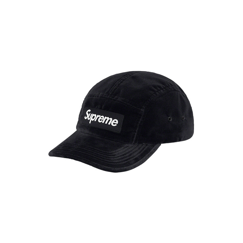 VELVET CAMP CAP (BLACK)