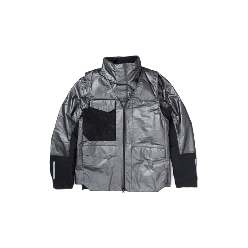 TECH PACK SYNTHETIC FILL JACKET (METALLIC SILVER)