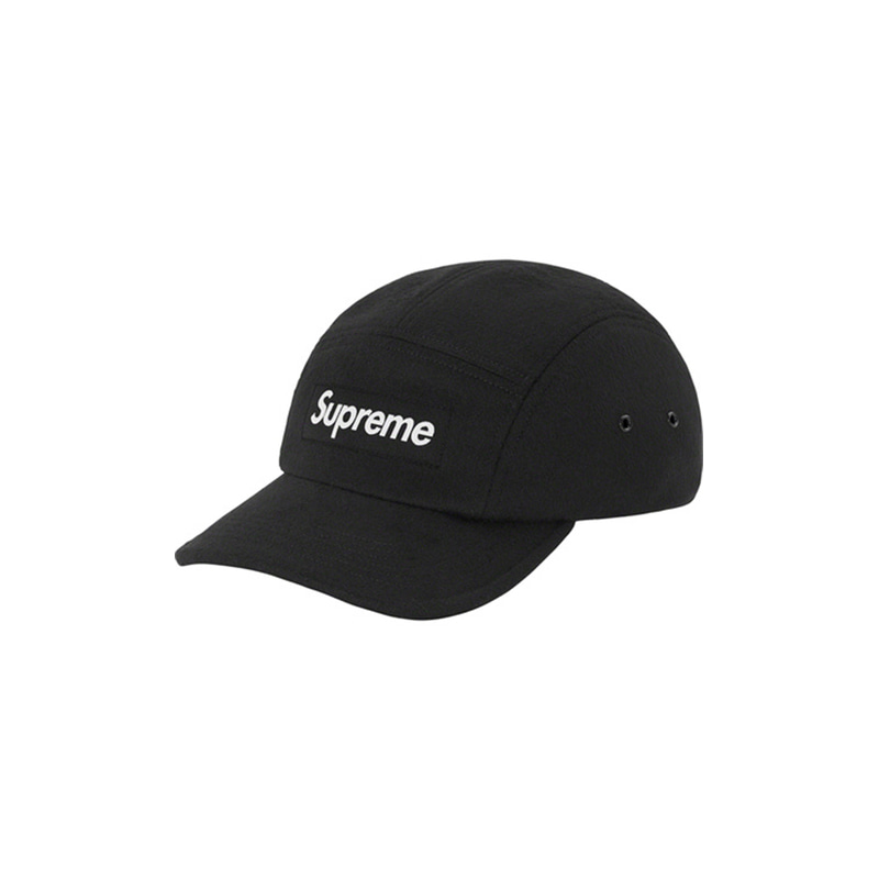 WOOL CAMP CAP (BLACK)