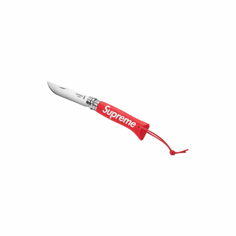 SUPREME X OPINEL NO.08 FOLDING KNIFE (RED)