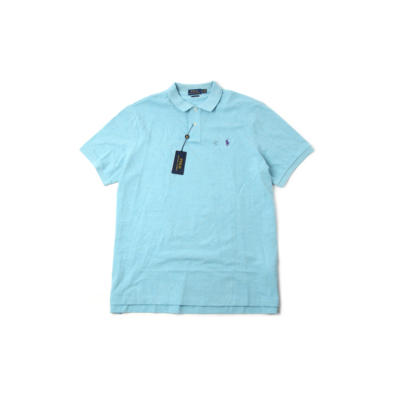 CLASSIC SRL POLO TEE CLASSIC FIT (BLUE HEATHER)