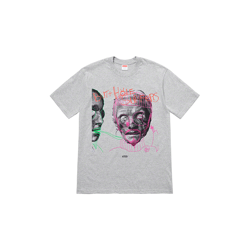 SUPREME X BUTTHOLE SURFERS PSYCHIC TEE (HEATHER GREY)