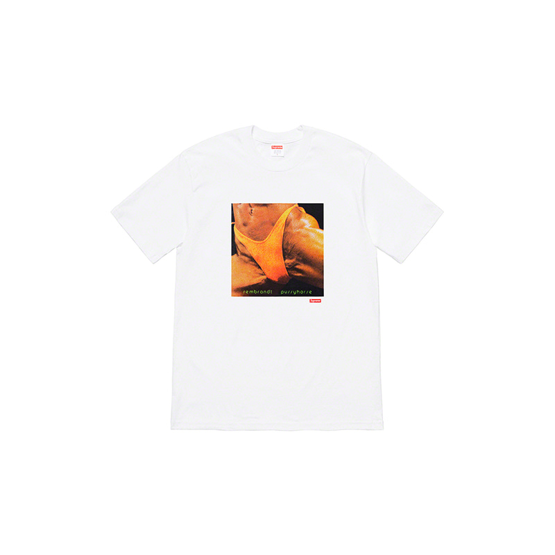 SUPREME X BUTTHOLE SURFERS REMBRANDT PUSSYHORSE TEE (WHITE)