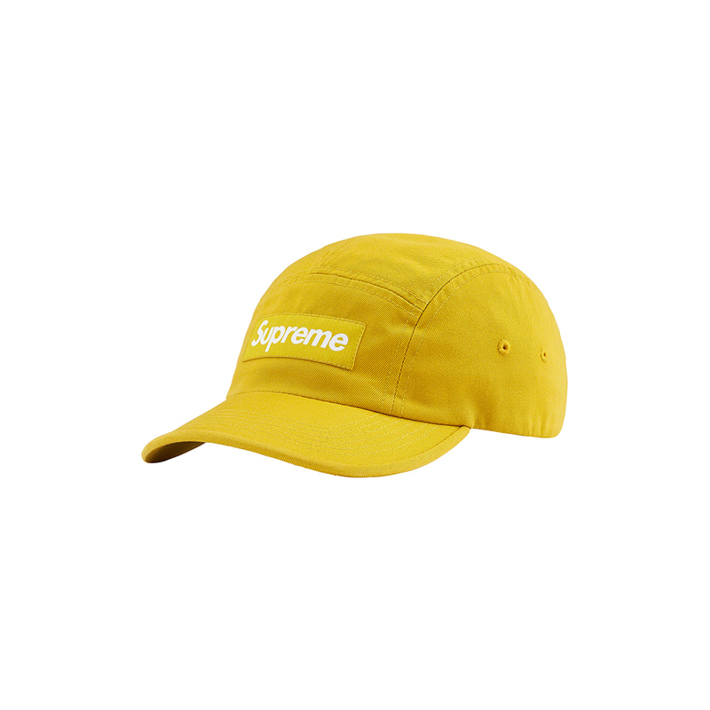 WASHED CHINO TWILL CAMP CAP (SULFUR)