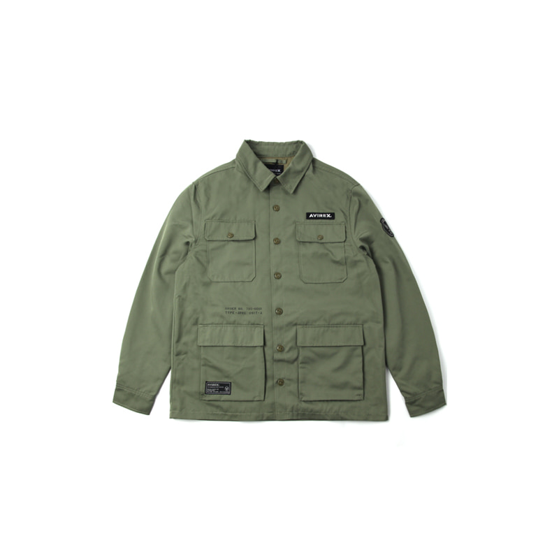 MILITARY BDU EMBROIDERY SHIRTS (OLIVE)