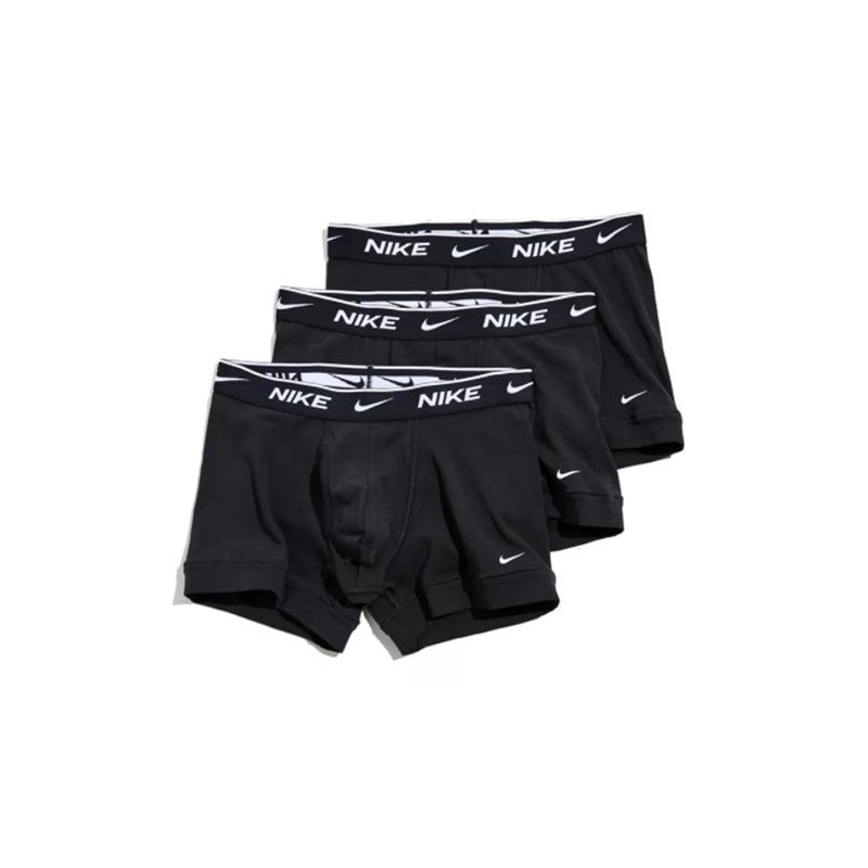 EVERYDAY COTTON STRETCH TRUNK 3PACK (BLACK)