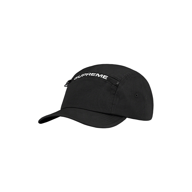 TOP ZIP CAMP CAP (BLACK)