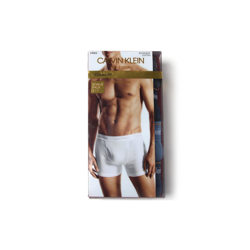 BOXER BRIEF COTTON CLASSIC FIT 4PACK (GREY/NAVY/BLUE)