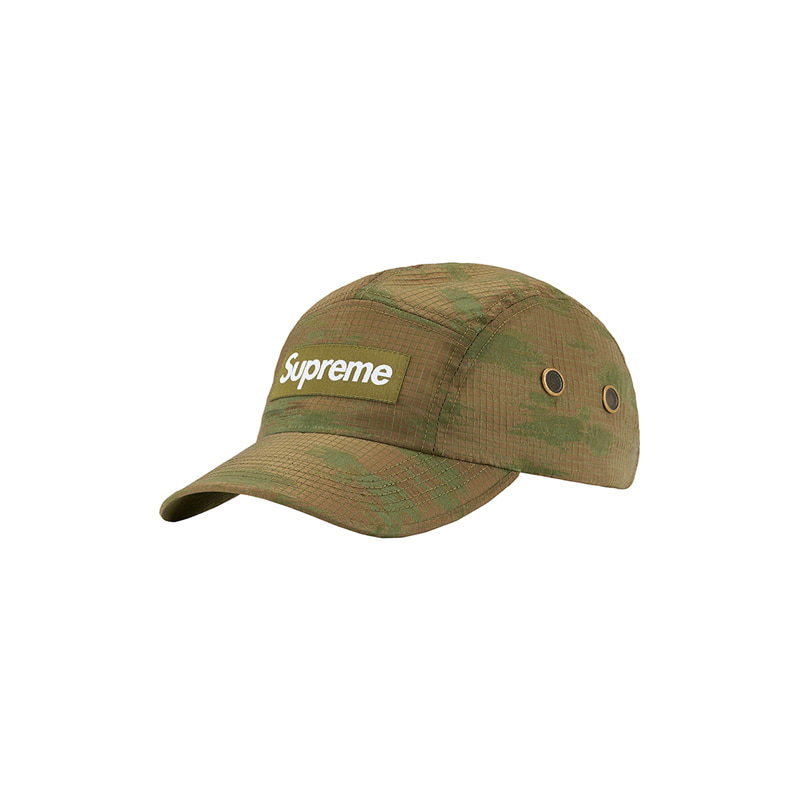 BROKEN CAMO CAMP CAP (OLIVE)