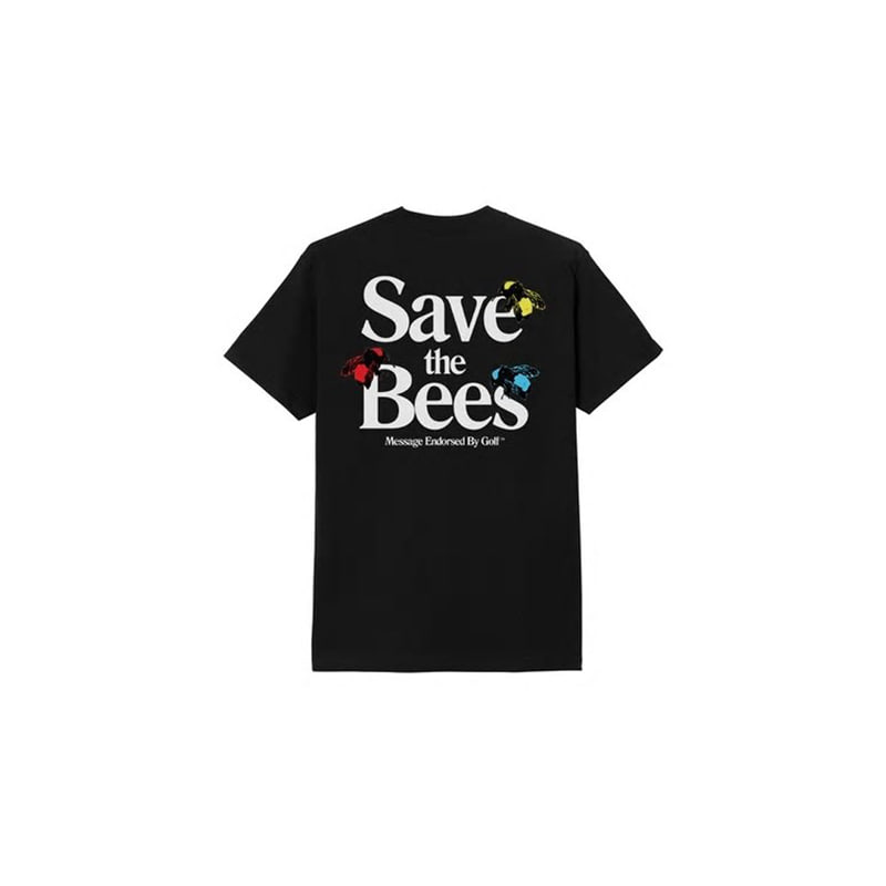 SAVE THE BEES TEE (BLACK)
