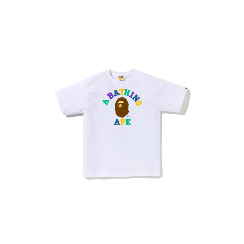 COLORS COLLEGE TEE (WHITE)