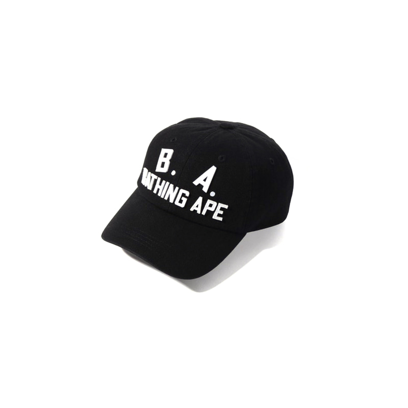 B A WASHED TWILL CAP (BLACK)